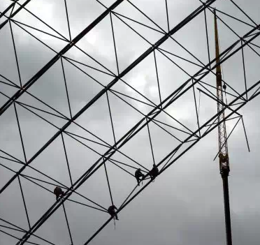 網架結構高空散裝如何做？